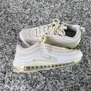 Nike Air Max 97 Triple White Sneaker Shoe M10 921733